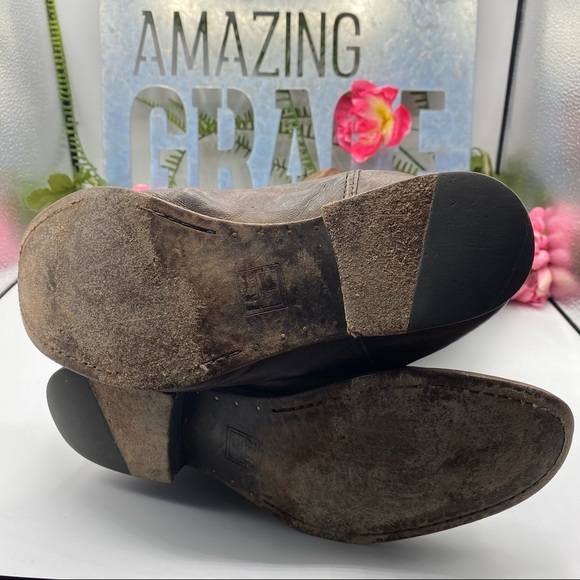 Frye 8 1/2 Melissa‎ Scrunch Brown Riding Boots 77103 - Picture 10 of 15